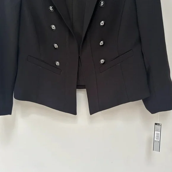 Women's Black Blazer Jacket - Picture 3 of 4